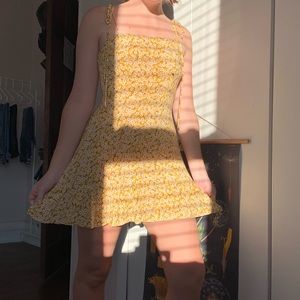 Yellow Flower Dress